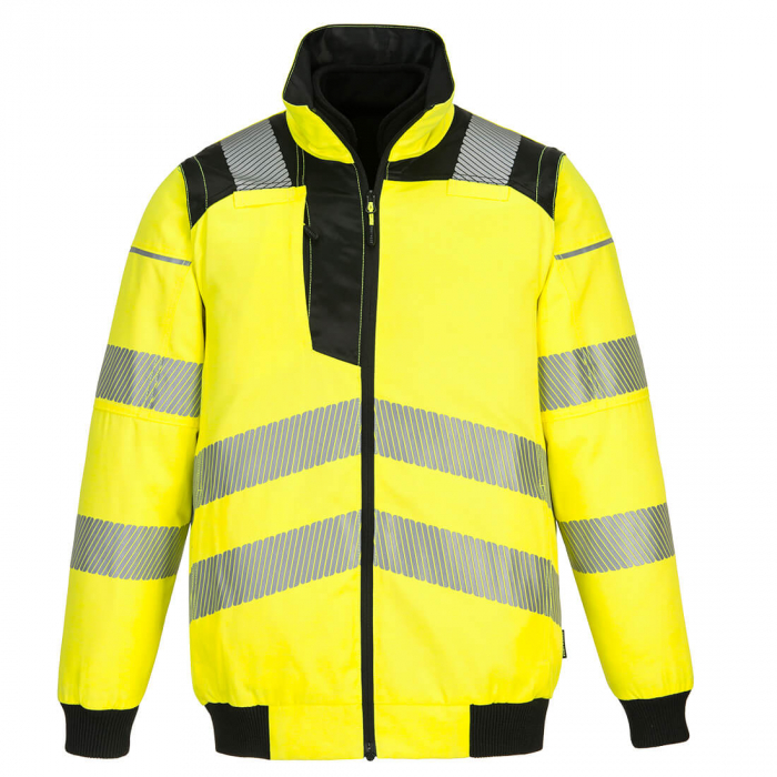 PW3 - 302, Jachetă 3 în 1 HI-VIS cu mâneci detașabile și fleece interior, din policoton, 240 g/mp, căptușeală interioară 60 g/mp, căptușeală detașabilă 280 g/mp [4]