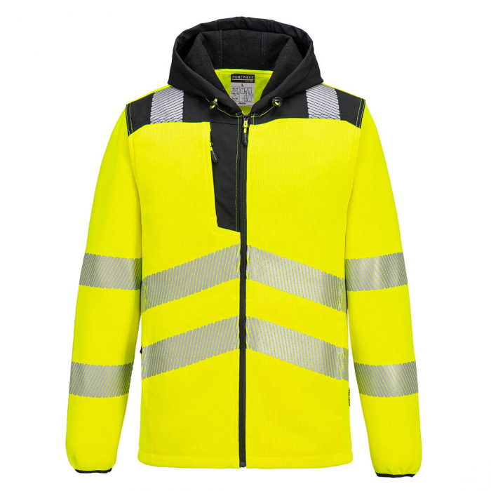 PW3 - 335, Jachetă HI-VIS tip fleece, cu glugă încorporată, din poliester, 380 g/mp [4]