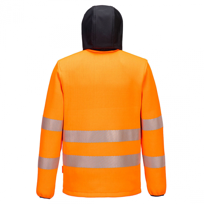 PW3 - 335, Jachetă HI-VIS tip fleece, cu glugă încorporată, din poliester, 380 g/mp [2]