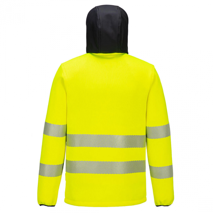 PW3 - 335, Jachetă HI-VIS tip fleece, cu glugă încorporată, din poliester, 380 g/mp [5]