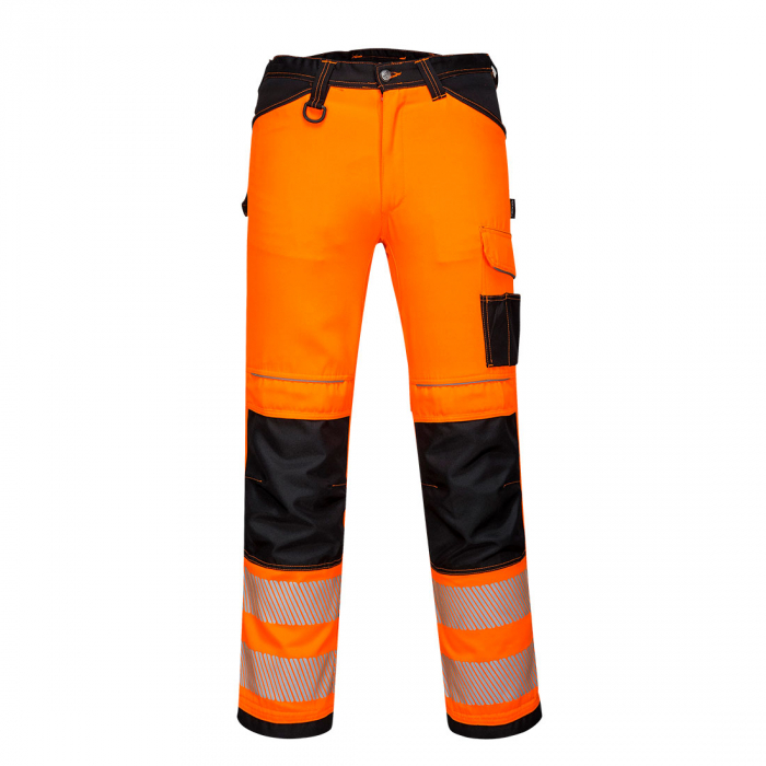 PW3 - 340 HI-VIS, Pantaloni de lucru din poliester si bumbac [1]