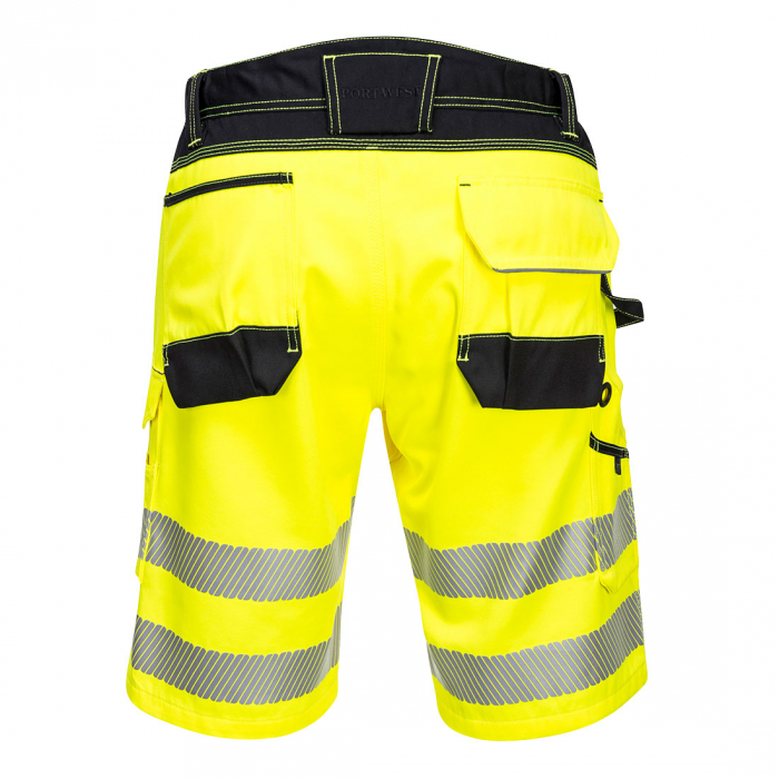 PW3 - 348, Pantaloni scurți Hi-Vis din Titanmill Plus, 65% poliester, 35% bumbac, 300 g/mp [2]