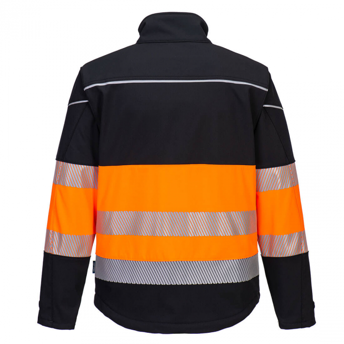 PW3 - 375, Jachetă Softshell Hi-Vis din poliester și elastan, 310 g/mp [2]