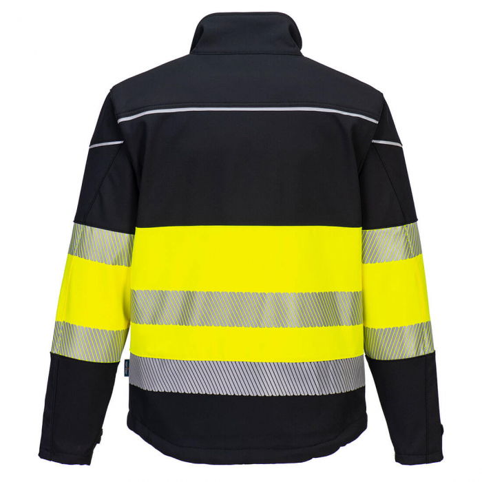 PW3 - 375, Jachetă Softshell Hi-Vis din poliester și elastan, 310 g/mp [5]