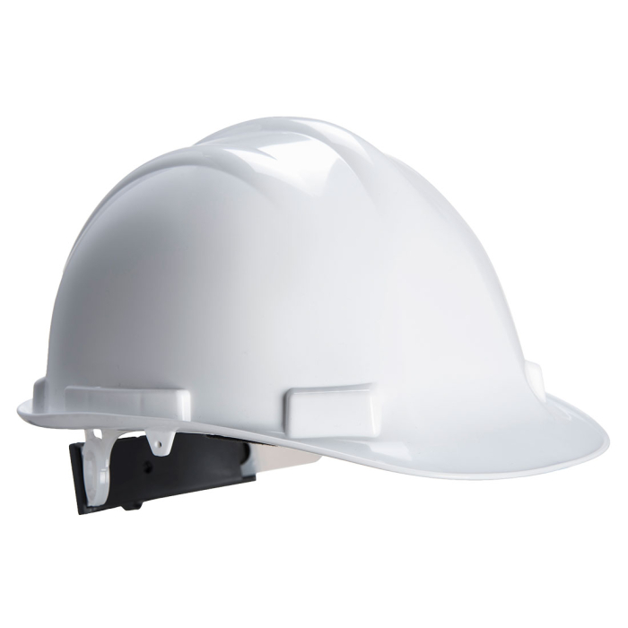 PW50 EXPERTBASE, Cască de protecție electroizolantă, calotă din polipropilenă de densitate înaltă, suspensie din plastic cu fixare în 4 puncte, reglare cu cataramă, 366 g [4]