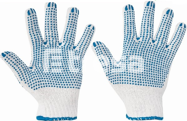 QUAIL, Manusi de protectie din poliester si bumbac, imersate in PVC [2]