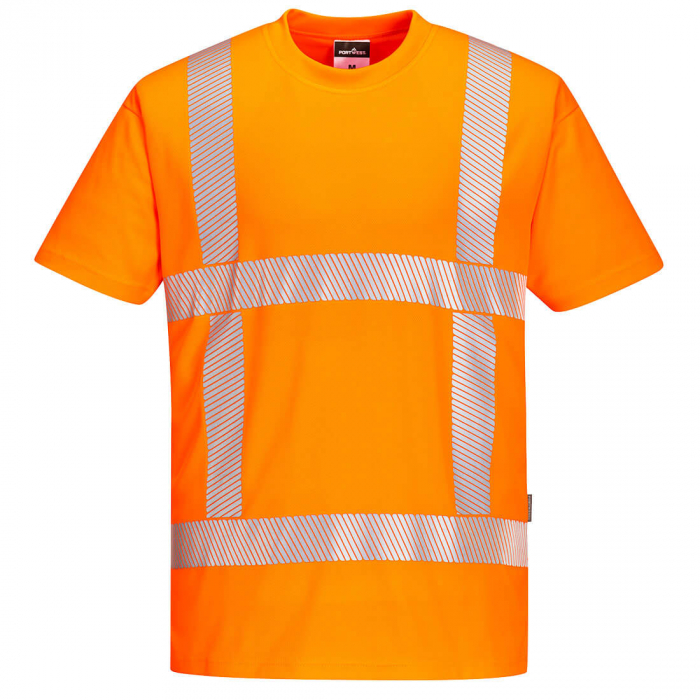 R413, Tricou HI-VIS din poliester, tricotaj, 150 g/mp [1]