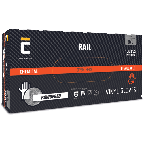 RAIL, Mănuși de unică folosință din vinil [3]