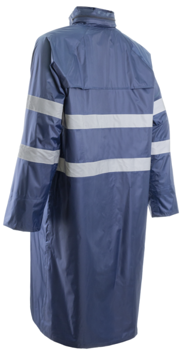 RAINET COAT, Pelerină impermeabilă cu glugă încorporată, din poliester cu PVC, 200 g/mp, benzi reflectorizante, lungime 120 cm [4]