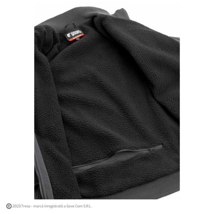 RAKOUN, Jachetă fleece din bumbac și poliester, 300 g/mp, căptușeală termică Sherpa, 300 g/mp [3]