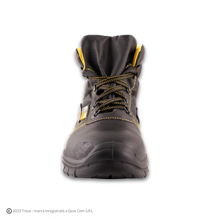 RARAU S3, Bocanci de protecție din piele pigmentată hidrofobizată, bombeu metalic, lamelă antiperforație, talpă SRC [2]