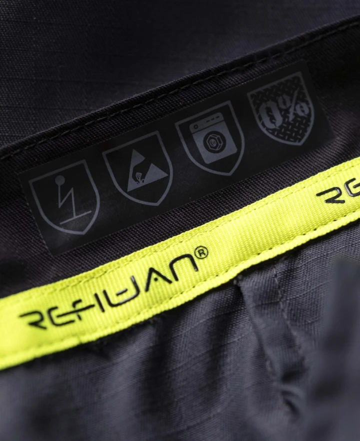 REFIWAN, Pantalon de lucru în talie antistatic din tercot cu fibră de carbon, 220 g/mp [5]