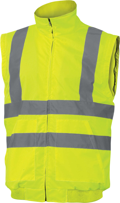 RENO HV, Jachetă HI-VIS 2 în 1 cu mâneci detașabile și glugă retractabilă din poliester Oxford cu acoperire poliuretanică, 465 g/mp [2]