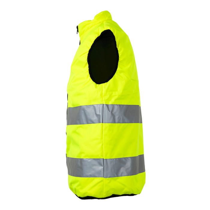 REVERSO, Vestă matlasată reversibilă din poliester Oxford 300D cu membrană PU, căptușeală termică din poliester, benzi reflectorizante [3]