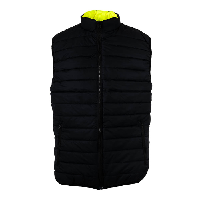 REVERSO, Vestă matlasată reversibilă din poliester Oxford 300D cu membrană PU, căptușeală termică din poliester, benzi reflectorizante [10]