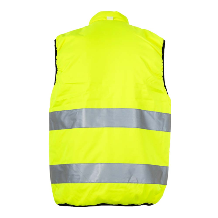 REVERSO, Vestă matlasată reversibilă din poliester Oxford 300D cu membrană PU, căptușeală termică din poliester, benzi reflectorizante [4]