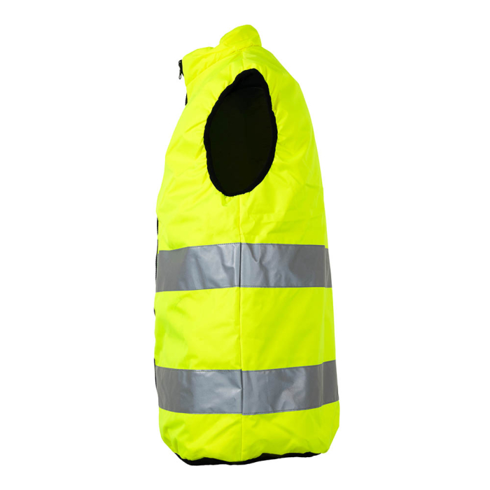 REVERSO, Vestă matlasată reversibilă din poliester Oxford 300D cu membrană PU, căptușeală termică din poliester, benzi reflectorizante [8]