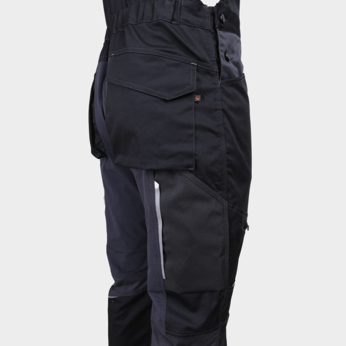 REVOLT 4STRETCH, Pantaloni de lucru cu pieptar din bumbac 57%, poliester 40% și spandex 3%, 240 g/mp [4]