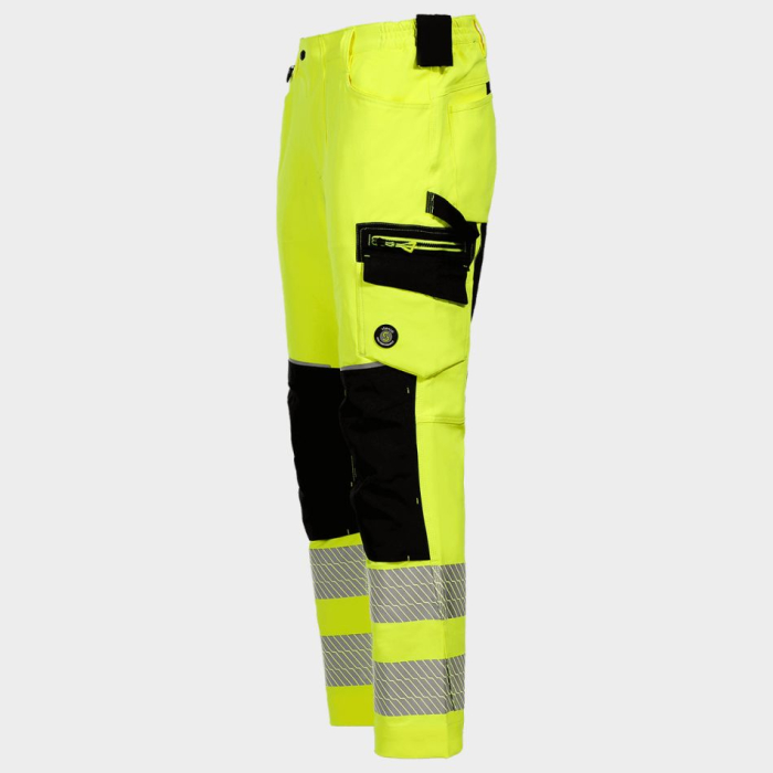 REVOLT HV 4STRETCH, Pantaloni de lucru HI-VIS din poliester mecanic întins, 280 g/mp [4]