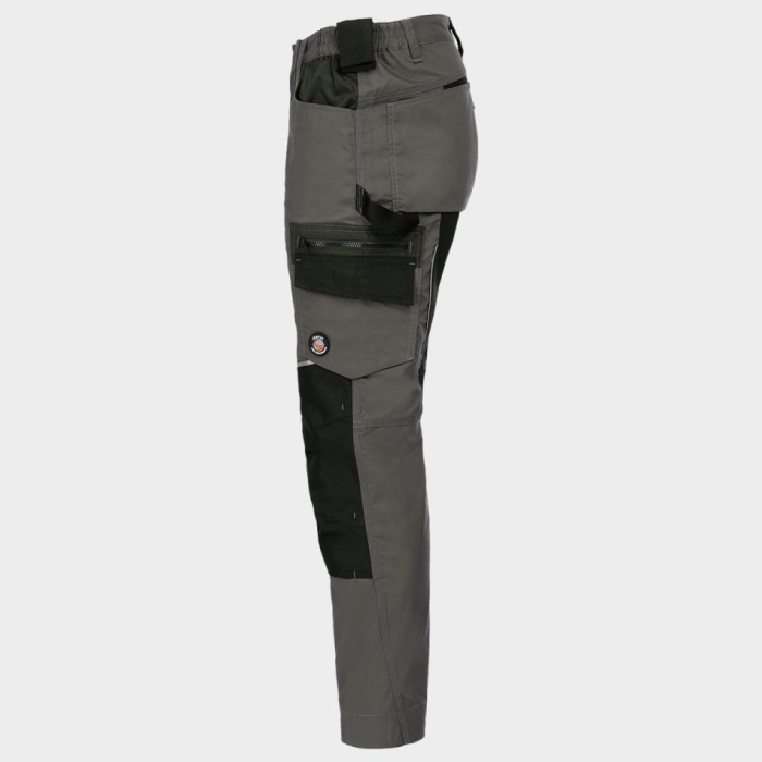 REVOLT LIGHT STRETCH GREEN, Pantaloni de lucru din poliester, bumbac și T400 cu stretch mecanic, țesătură ripstop, 160 g/mp [5]