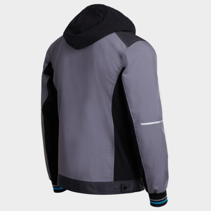 REVOLT RIPSTOP STRETCH, Jachetă de lucru cu glugă detașabilă din poliester 36%, bumbac 20% și T400 44%, țesătură ripstop, 220 g/mp [6]