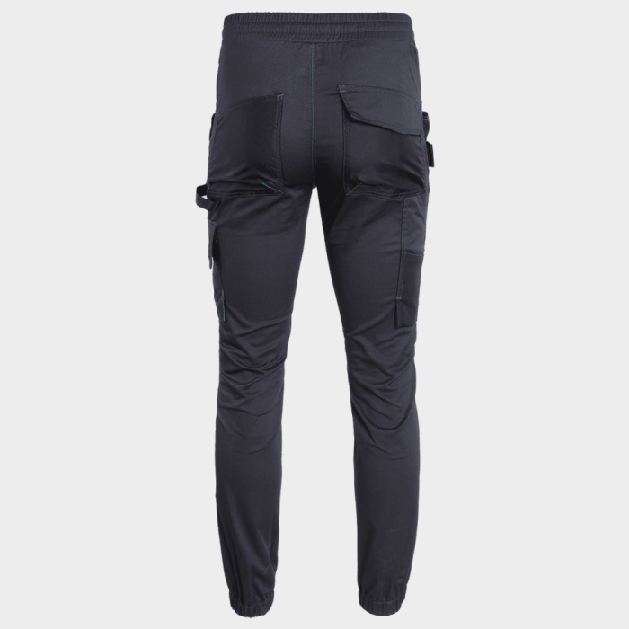 REVOLT SPORT, Pantaloni de lucru slim fit din bumbac 32%, poliester 65% și spandex 3%, 240 g/mp [2]