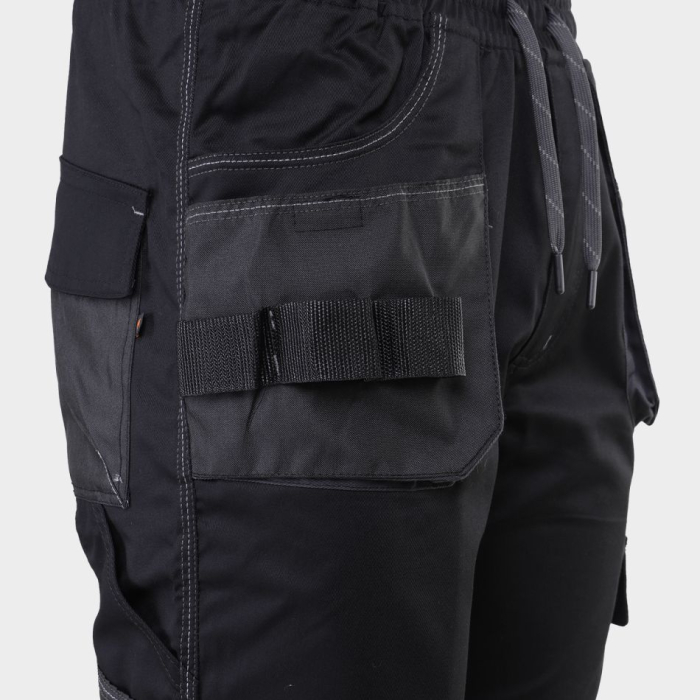 REVOLT SPORT, Pantaloni de lucru slim fit din bumbac 32%, poliester 65% și spandex 3%, 240 g/mp [6]