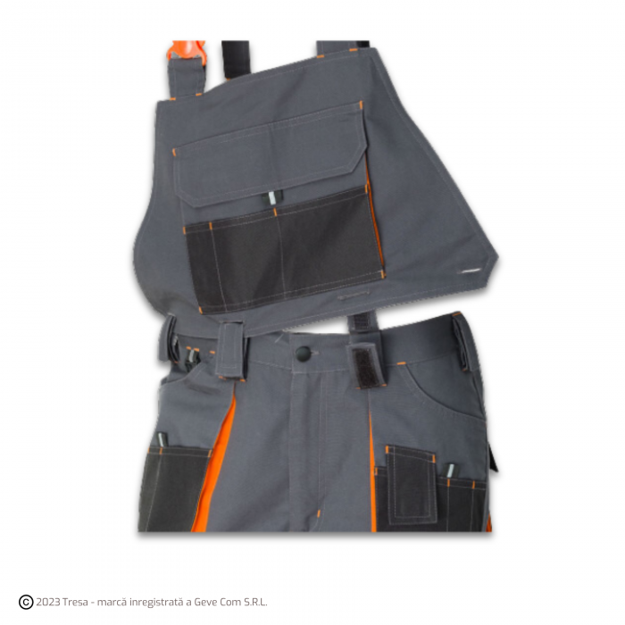 RICHARD, Pantaloni de lucru cu pieptar detasabil din tercot, 280 g/mp [2]