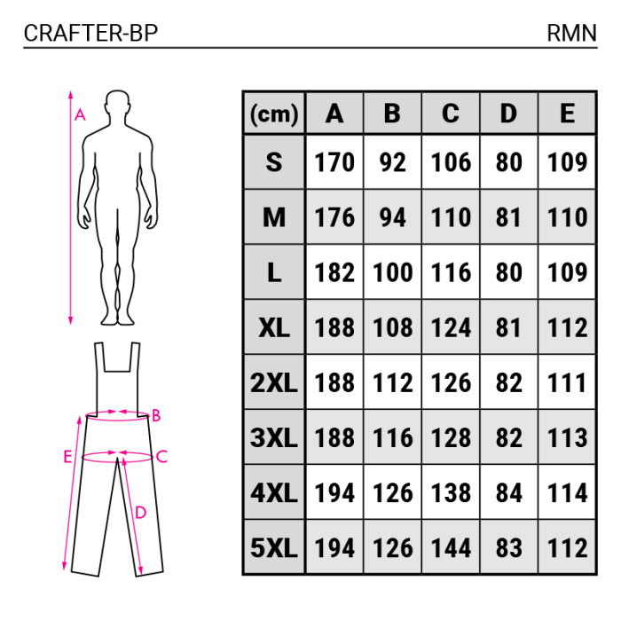 RMN, Pantaloni de lucru cu pieptar din tercot, 245 g/mp [2]