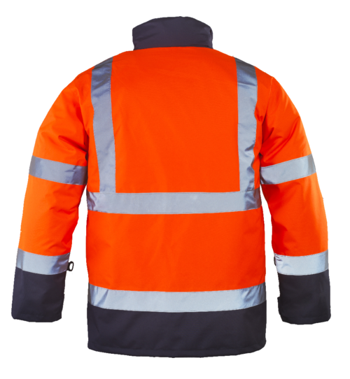 ROADWAY 4 IN 1, Jachetă HI VIS de iarnă, 4 in 1, din poliester Oxford 300D si PU, 280 g/mp, căptușeală termică, 160 g/mp [10]
