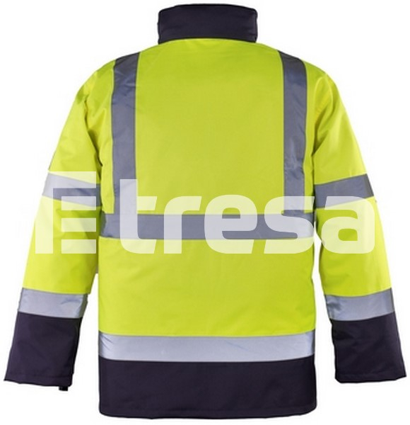 ROADWAY 4 IN 1, Jachetă HI VIS de iarnă, 4 in 1, din poliester Oxford 300D si PU, 280 g/mp, căptușeală termică, 160 g/mp [6]