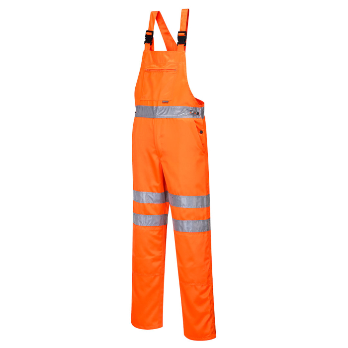RT43, Salopetă cu pieptar HI-VIS din kingsmill polycotton 80% poliester, 20% bumbac, 280 g/mp [2]