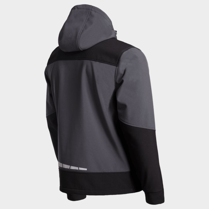 RUNE, Jachetă de lucru tip softshell din poliester cu spandex, 300 g/mp [7]