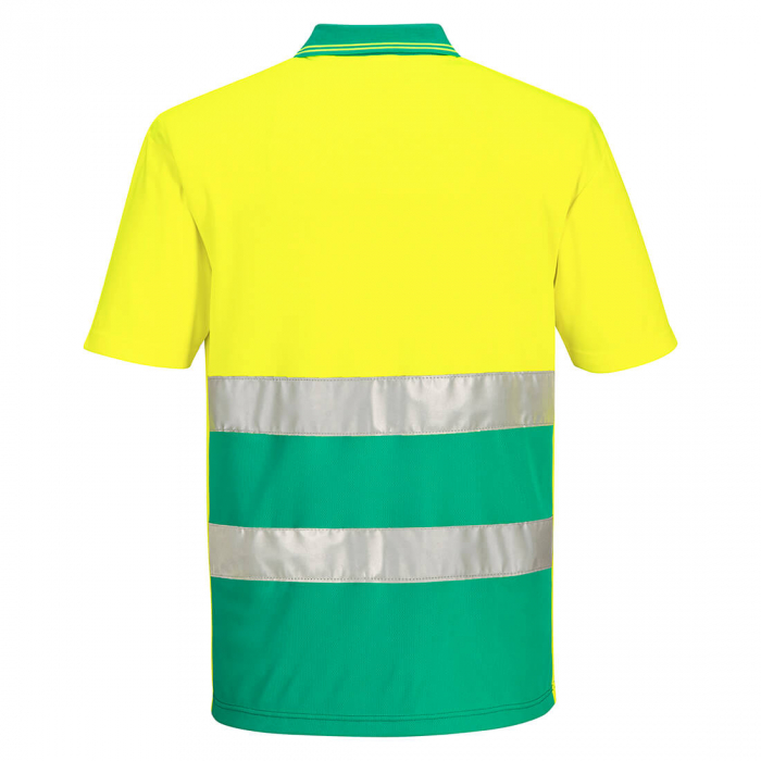 S175, Tricou polo HI-VIS cu mânecă scurtă, din poliester tricotat, 150 g/mp [5]