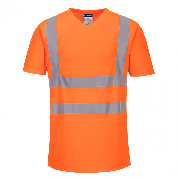 S179, Tricou cu anchior Hi-Vis din bumbac și poliester, 175 g/mp, cu inserții din plasă [1]