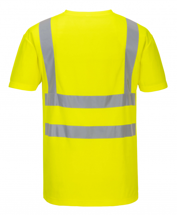 S179, Tricou cu anchior Hi-Vis din bumbac și poliester, 175 g/mp, cu inserții din plasă [5]