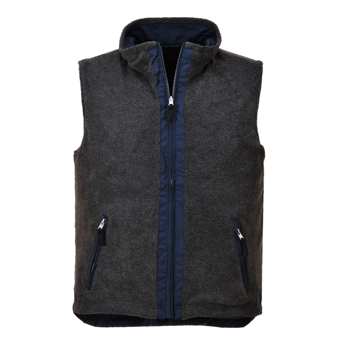 S418, Vestă reversibilă din poliester 100%, țesătură Ripstop acoperită cu PVC, 230 g/mp [3]