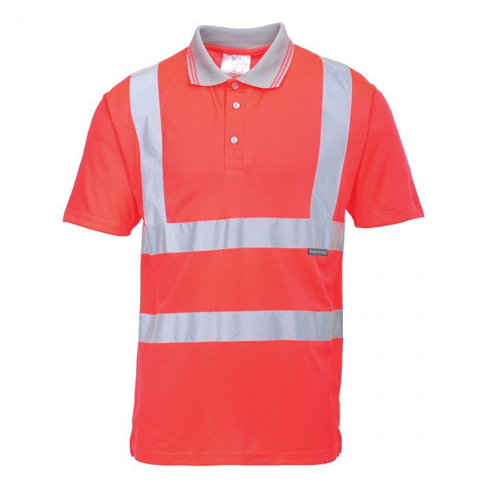 S477 HI-VIS, Tricou Polo cu maneci scurte din poliester [3]