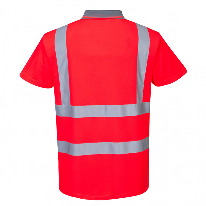 S477 HI-VIS, Tricou Polo cu maneci scurte din poliester [4]