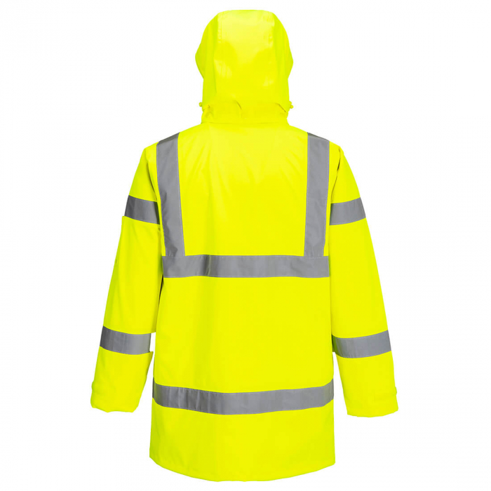 S599, Jachetă impermeabilă Hi-Vis cu glugă detașabilă, din poliester 3L, 160 g/mp [5]