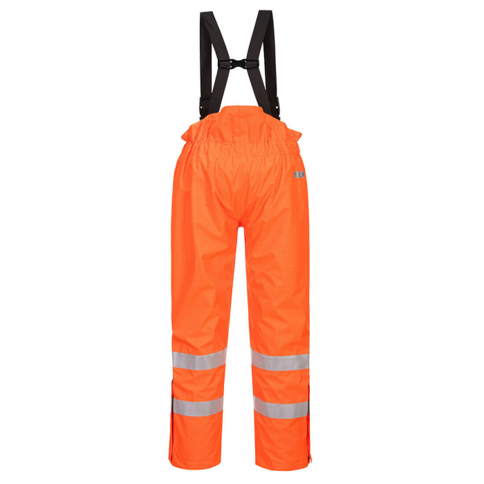 BIZFLAME - S781, Pantaloni HI-VIS cu pieptar, din poliester tratat, 250 g/mp, căptușeală ignifugă din bumbac 170 g/mp [5]