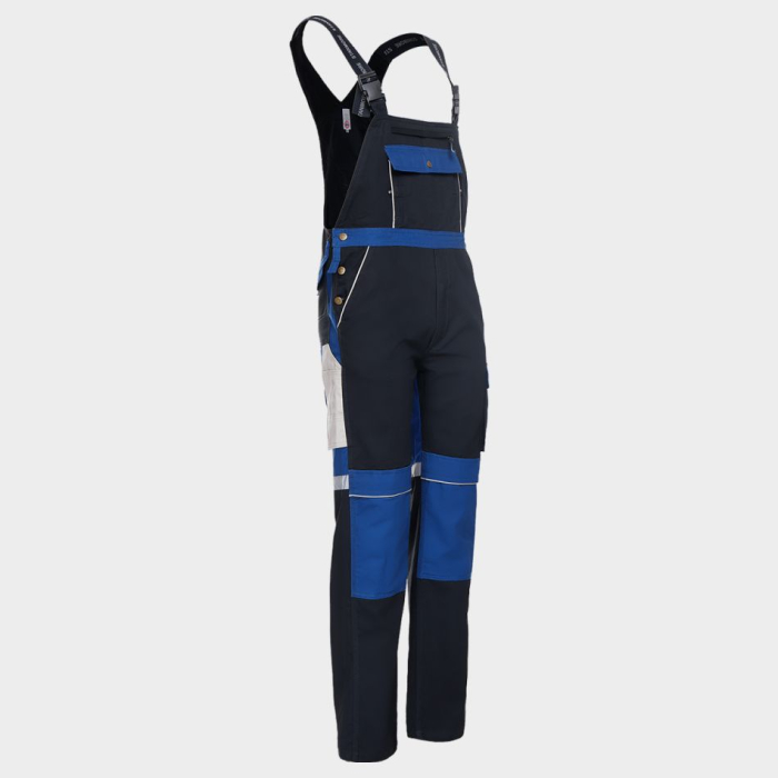 SEATTLE, Pantaloni cu pieptar, bumbac 100%, buzunare multiple si genunchiere [3]