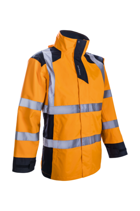 SANGAKU, Jachetă de ploaie HI-VIS din poliester ripstop Oxford 300D, căptușeală din plasă 75 g/mp [11]