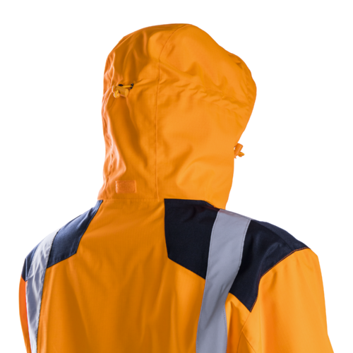 SANGAKU, Jachetă de ploaie HI-VIS din poliester ripstop Oxford 300D, căptușeală din plasă 75 g/mp [10]