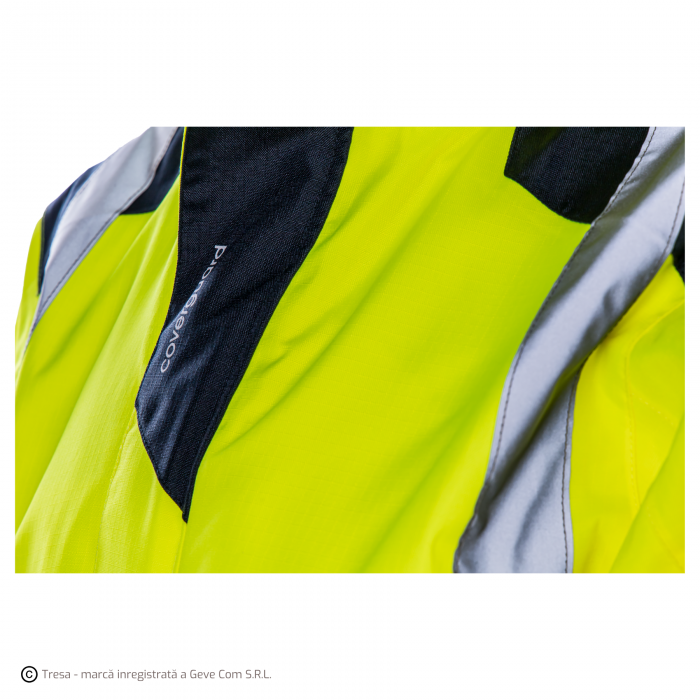 SANGAKU, Jachetă de ploaie HI-VIS din poliester ripstop Oxford 300D, căptușeală din plasă 75 g/mp [7]