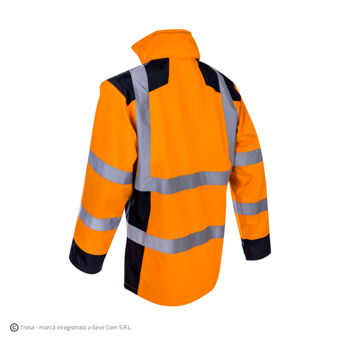 SANGAKU, Jachetă de ploaie HI-VIS din poliester ripstop Oxford 300D, căptușeală din plasă 75 g/mp [9]