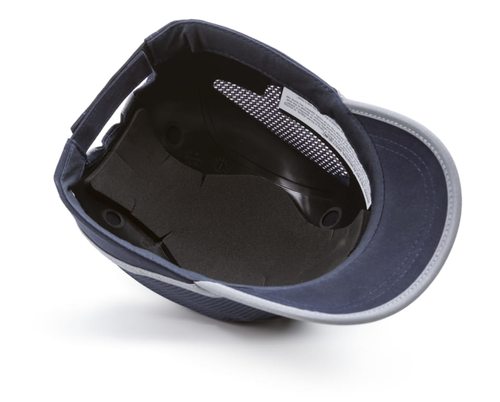 SHOCKPROOF CAP, Șapcă de protecție antișoc, calotă din ABS articulată cu pernă din spumă EVA, reglare cu velcro (54–59 cm), 168 g [2]