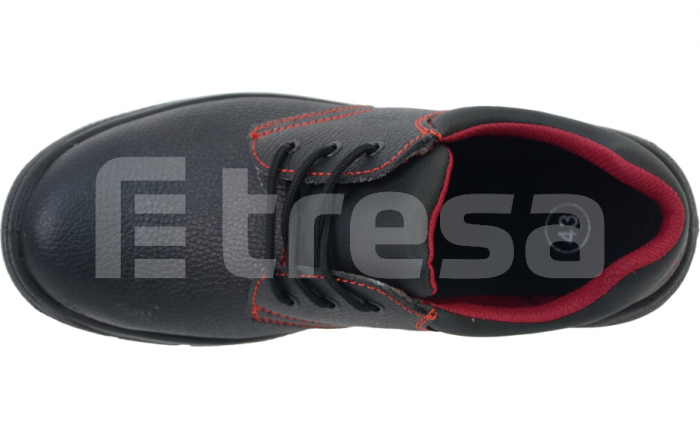 FF SC-02-001 ULM S1, Pantofi de protecție din piele cu bombeu metalic, talpă antiderapantă SR [5]