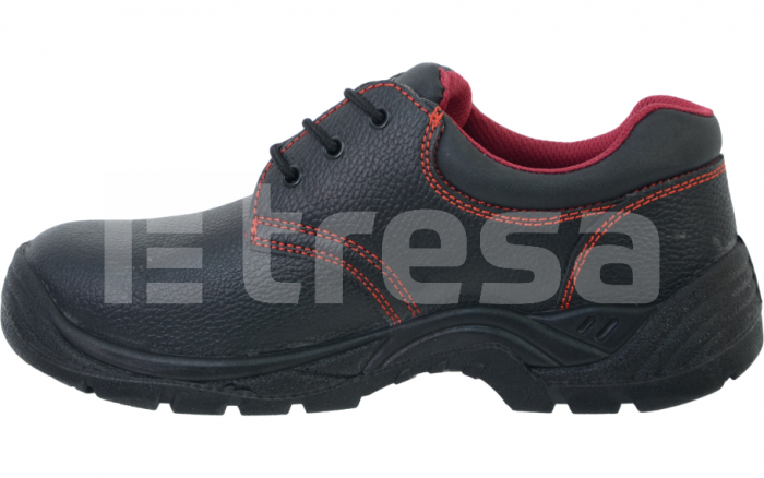 FF SC-02-001 ULM S1, Pantofi de protecție din piele cu bombeu metalic, talpă antiderapantă SR [6]