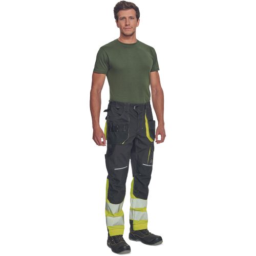 SHELDON HV DW, Pantaloni reflectorizanți din poliester și bumbac, 270 g/mp [4]